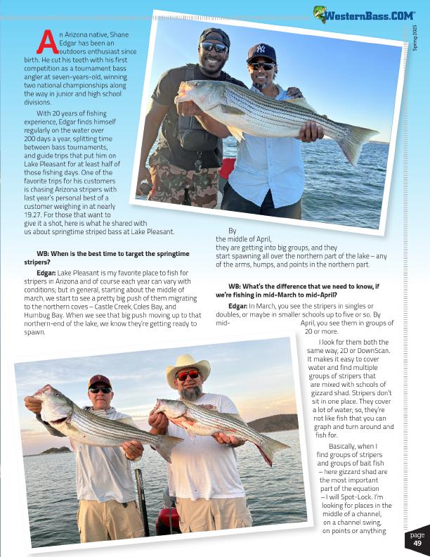 Spring Stripers in Arizona with Shane Edgar, Page 2