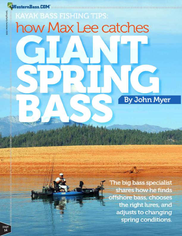 Spring Kayak Bass Fishing with Max Lee