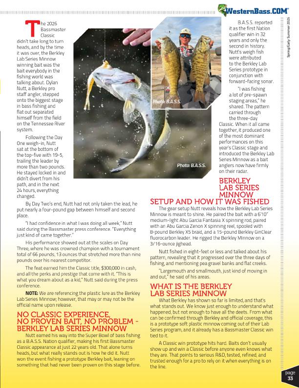 Berkley Lab Series Minnow Wins 2026 Bassmaster Classic, Page 2