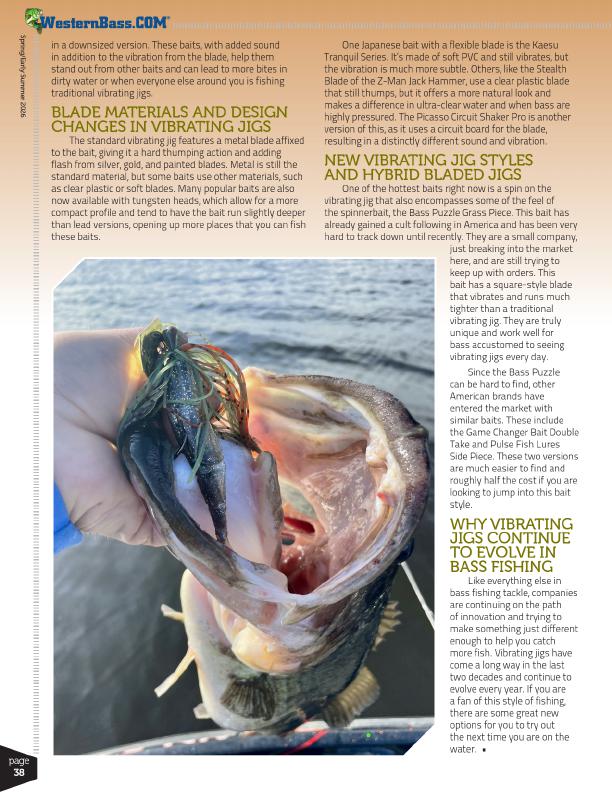 The Evolution of the Vibrating Jig in Bass Fishing, Page 3