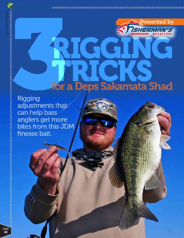 Sakamata Shad Rigging for Bass Fishing