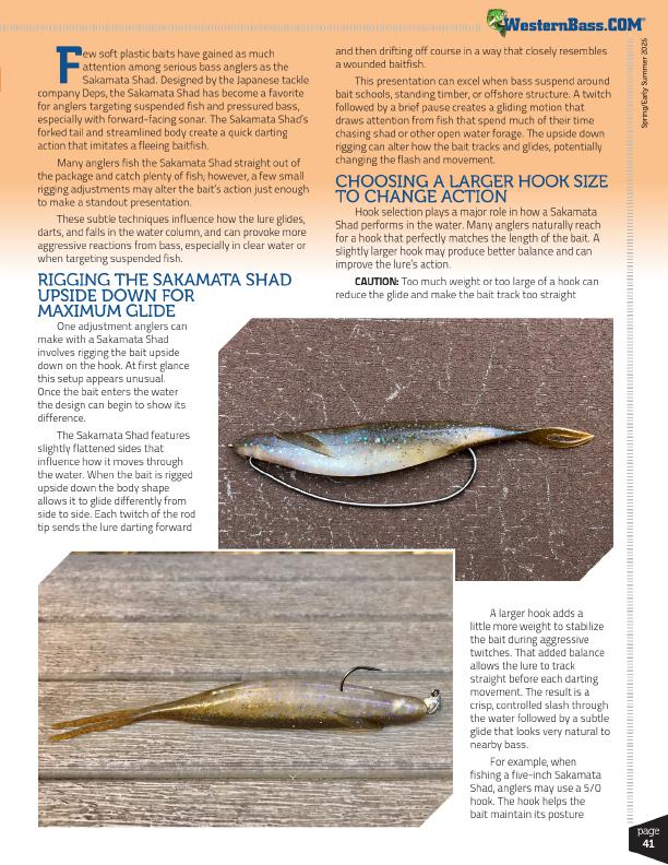 Deps Sakamata Shad Rigging Tricks for More Bass Bites, Page 2