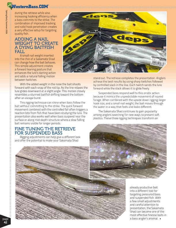 Deps Sakamata Shad Rigging Tricks for More Bass Bites, Page 3