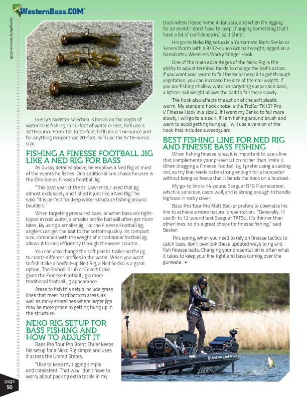 Ned Rig and Nedster Finesse Bass Fishing Tactics That Get More Bites, Page 3