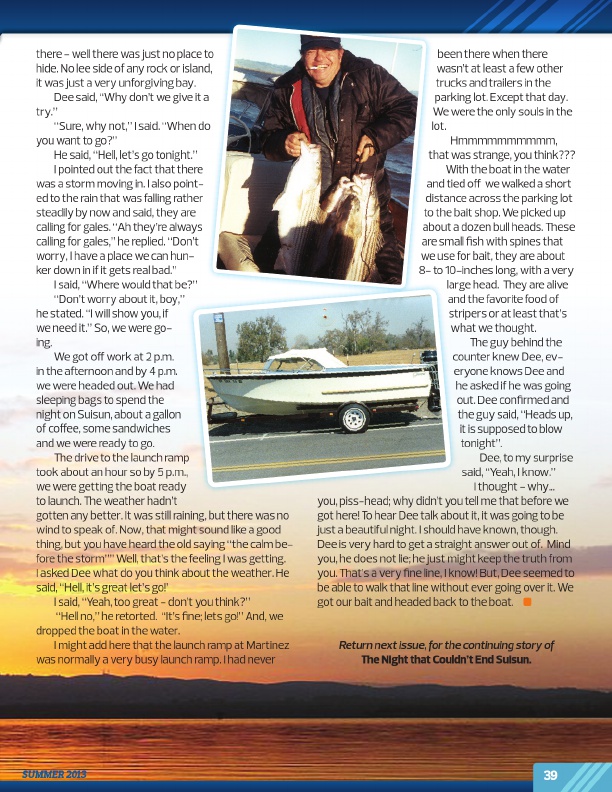 Westernbass Magazine - Bass Fishing Tips And Techniques - Summer 2013, Page 39