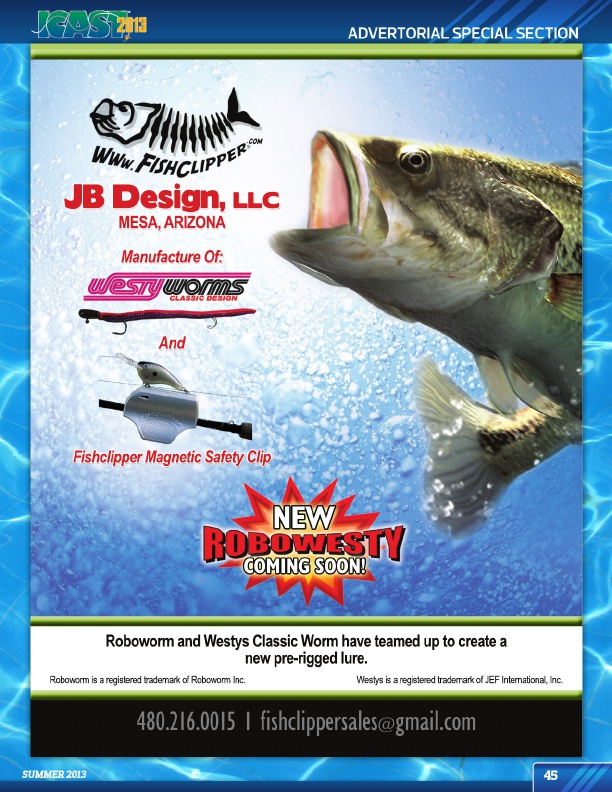 Westernbass Magazine - Bass Fishing Tips And Techniques - Summer 2013, Page 45