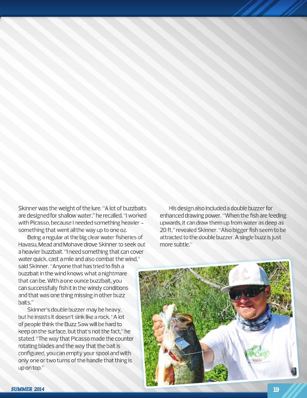 Westernbass Magazine - FREE Bass Fishing Tips And Techniques - Summer 2014, Page 19