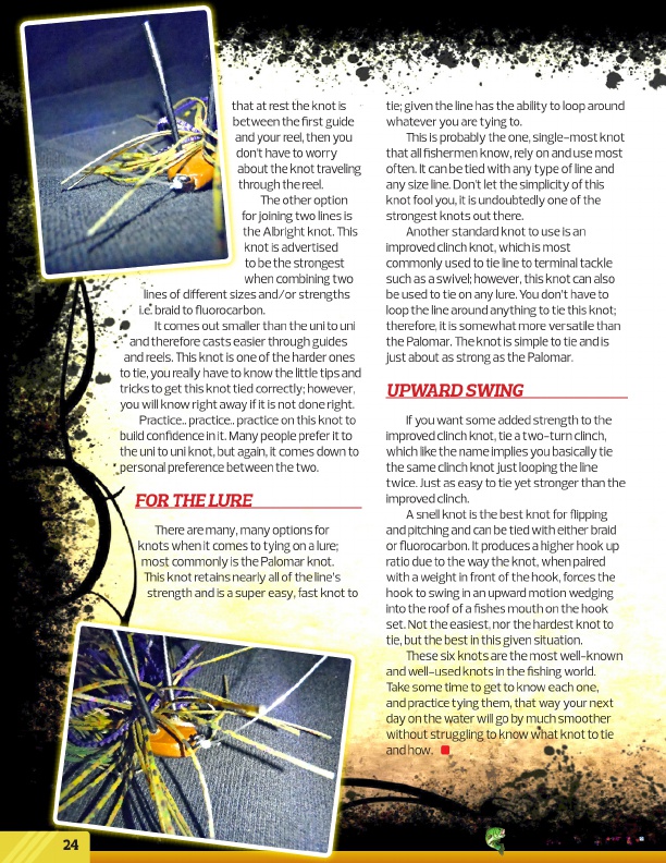 Westernbass Magazine - FREE Bass Fishing Tips And Techniques - Summer 2014, Page 24