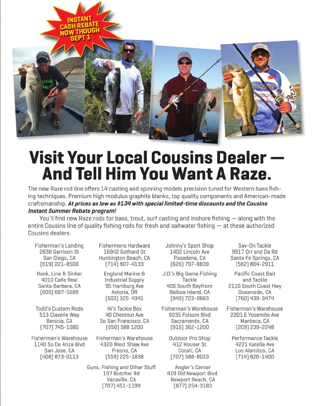 Westernbass Magazine - FREE Bass Fishing Tips And Techniques - Summer 2014, Page 33
