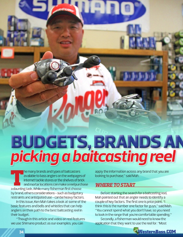 Picking A Baitcasting Reel With Ken Mahby Jody Only