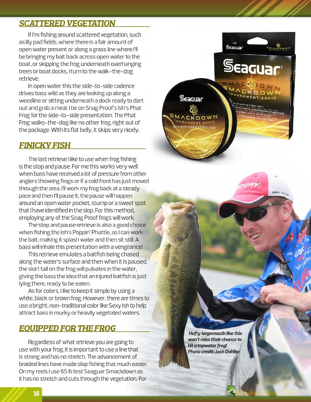 Westernbass Magazine - FREE Bass Fishing Tips And Techniques - Summer 2015, Page 16
