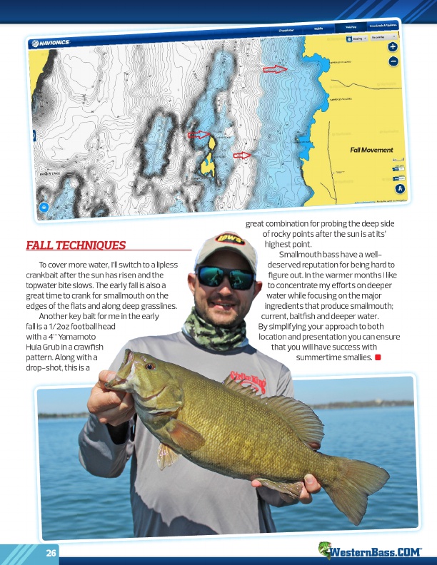 Westernbass Magazine - FREE Bass Fishing Tips And Techniques - Summer 2015, Page 26