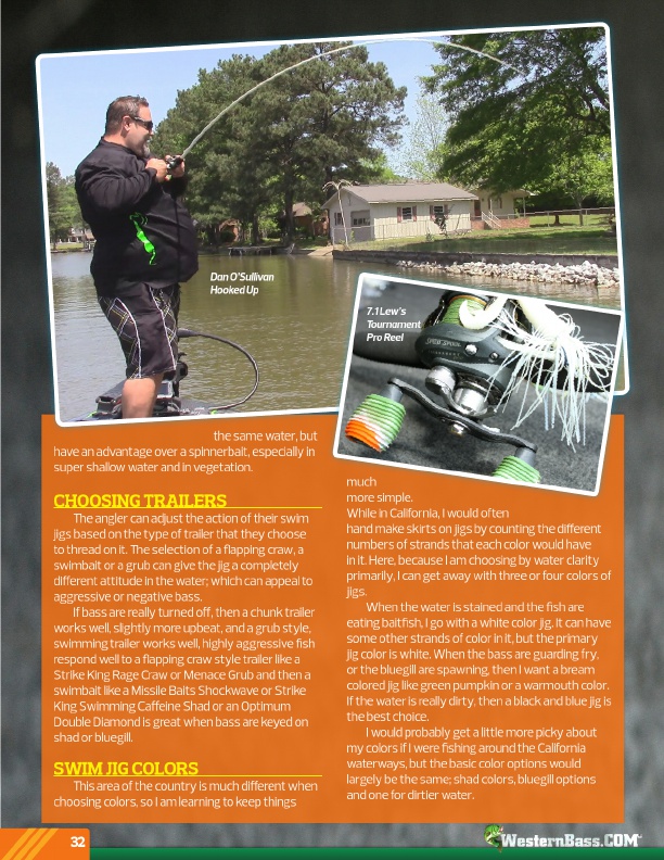 Westernbass Magazine - FREE Bass Fishing Tips And Techniques - Summer 2015, Page 32