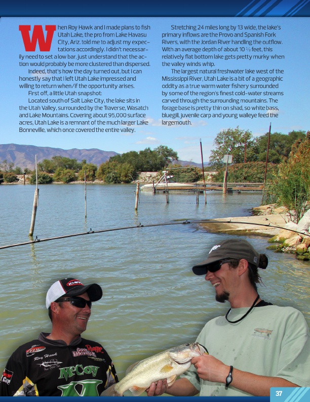 Westernbass Magazine - FREE Bass Fishing Tips And Techniques - Summer 2015, Page 37