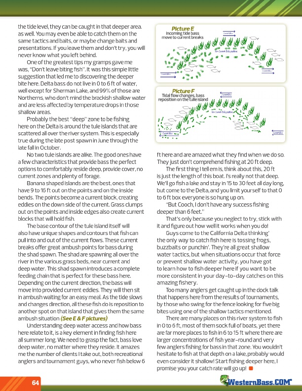Westernbass Magazine - FREE Bass Fishing Tips And Techniques - Summer 2015, Page 64