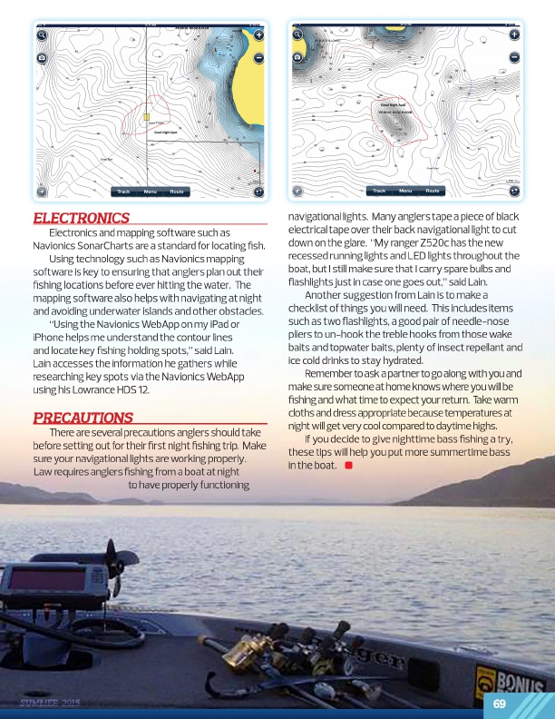 Westernbass Magazine - FREE Bass Fishing Tips And Techniques - Summer 2015, Page 69
