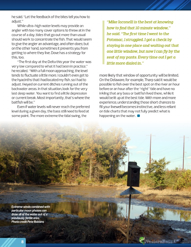 Westernbass Magazine - FREE Bass Fishing Tips And Techniques - Summer 2015, Page 8