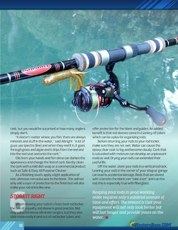 Westernbass Magazine - FREE Bass Fishing Tips And Techniques - Summer 2016,  Page 12