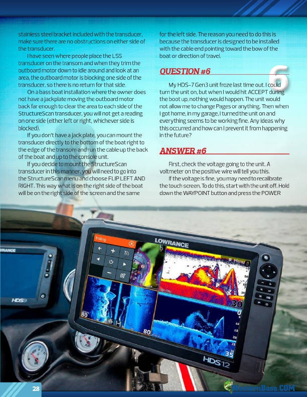 Westernbass Magazine - FREE Bass Fishing Tips And Techniques - Summer 2016, Page 28