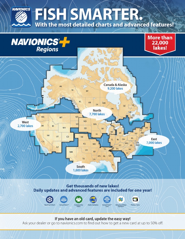 Get thousands of new lakes with Navionics. Fish Smarter with the most detailed charts and advanced features