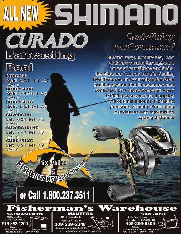 Less thumbing and trouble free casting in all conditions with Shimano Curado DC available at Fishermans Warehouse