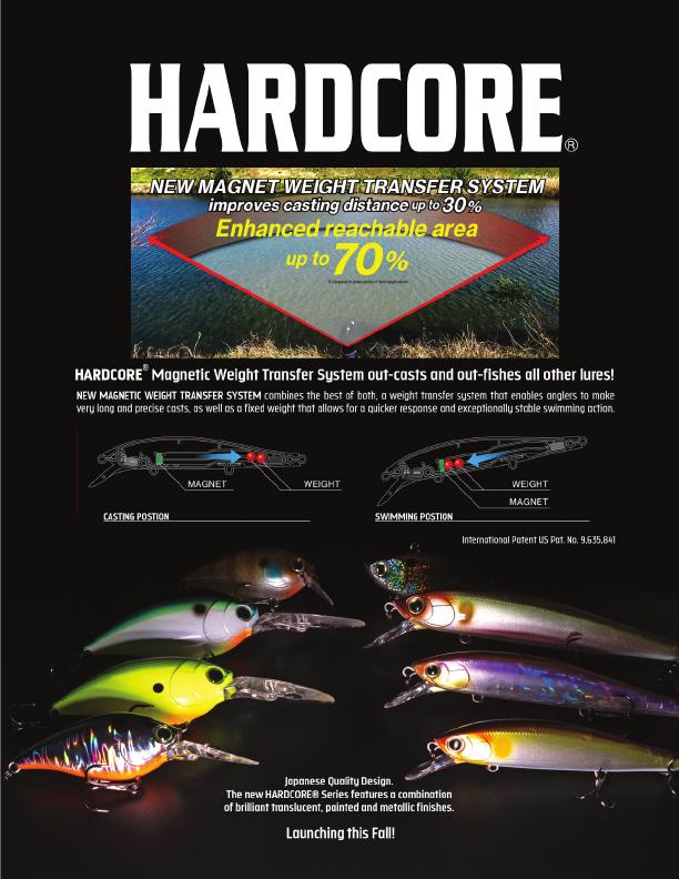 HARDCORE hardbaits for summer bass are ready now