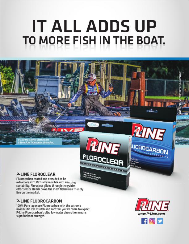 fluorocarbon and floroclear from Pline all adds up to more fish in the boat