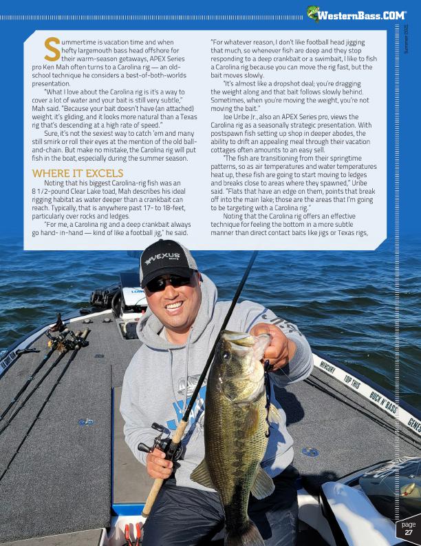 Gettin’ Right With The Rig C-Rigging Summer Bass
By David A. Brown, Page 2