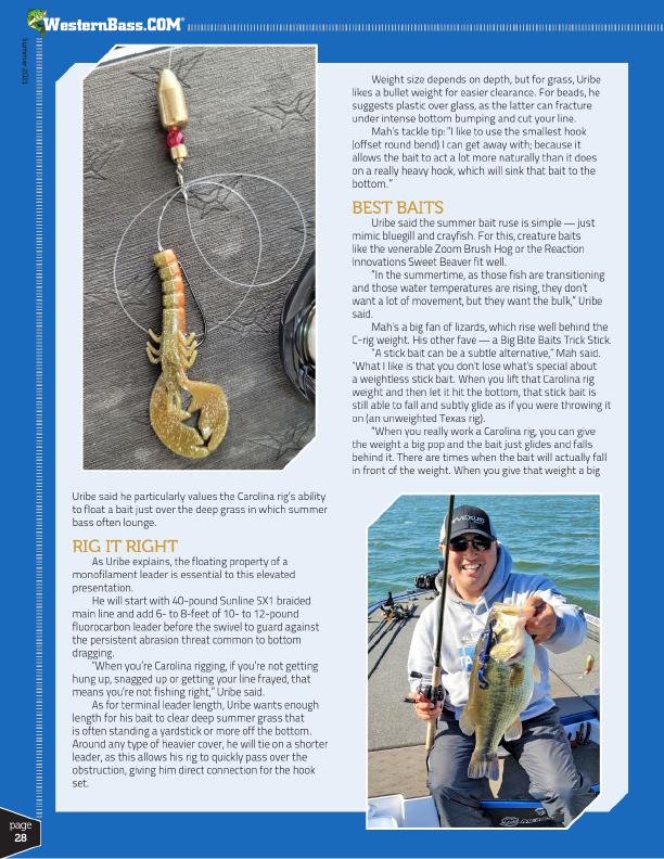 Gettin’ Right With The Rig C-Rigging Summer Bass
By David A. Brown, Page 3