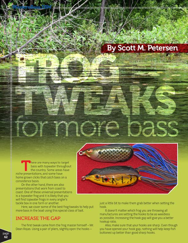 Frog Tweaks For More Bass
By Scott M. Petersen