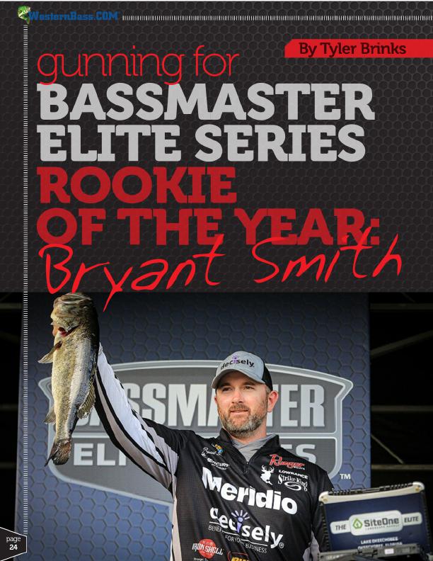 bassmaster elite series, big show, rookie of the year
