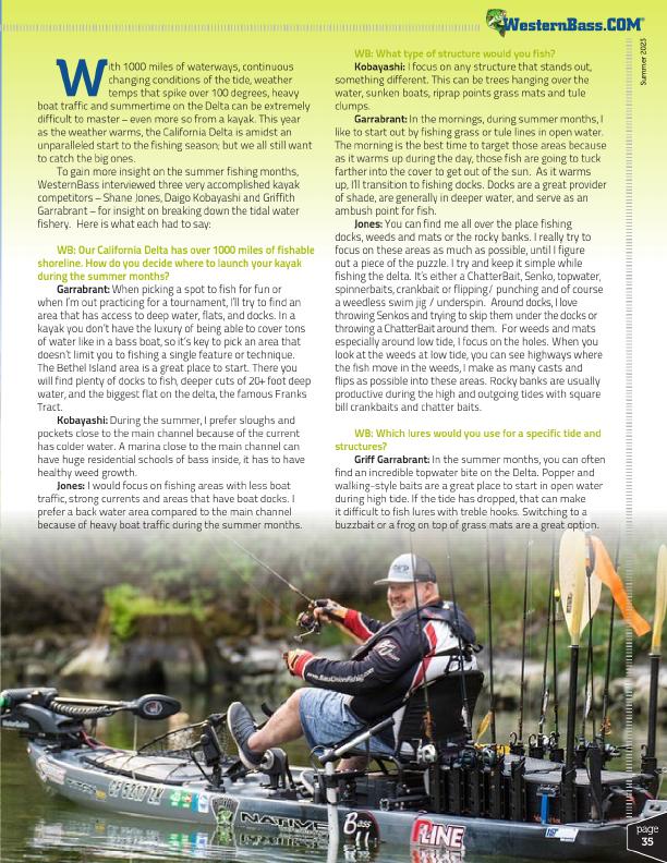 Three Ways for Kayak Bassin the Delta by John Myers, Page 2