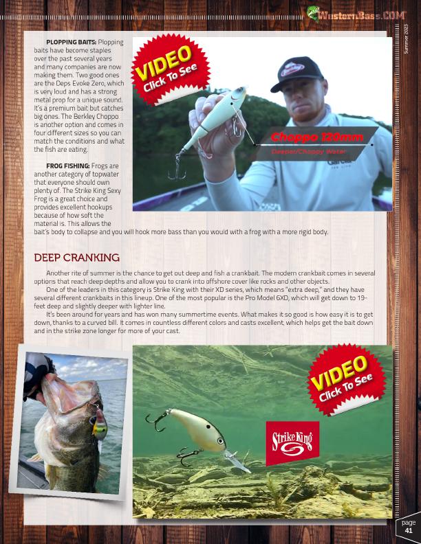 Must-Have Summer Baits for Bass, Page 2