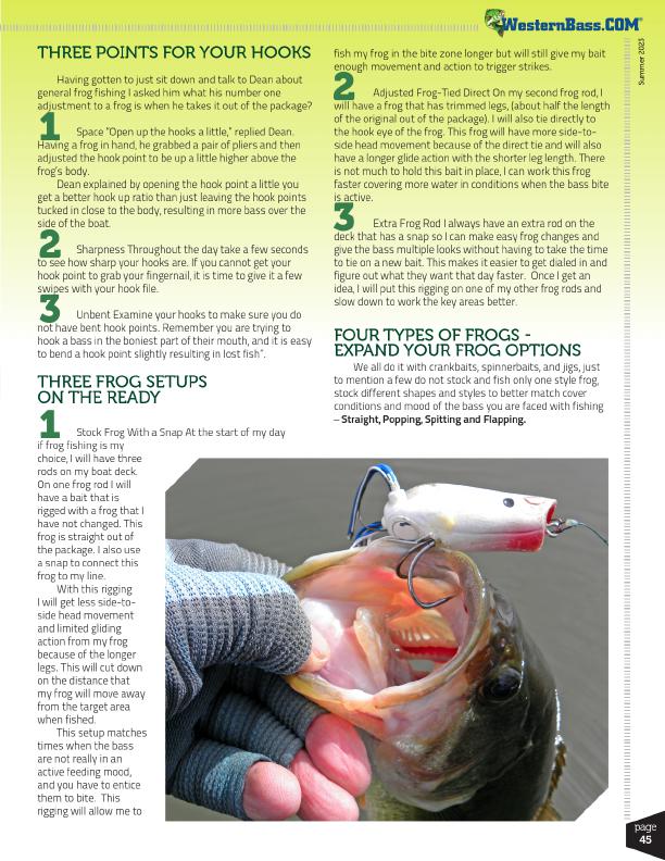 Frog Tweaks for More Bass by Scott M. Petersen, Page 2