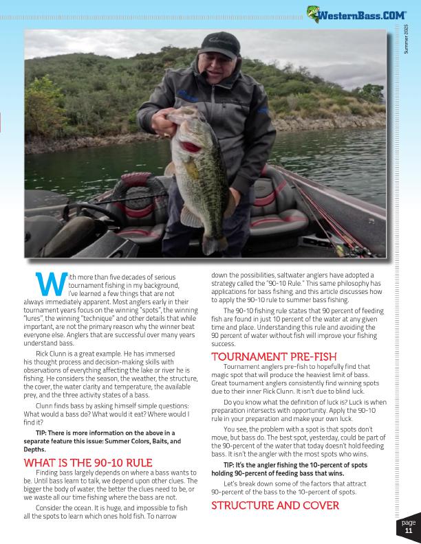 90-10 RULE FOR SUMMER BASS by Marc Marcantonio, Page 2