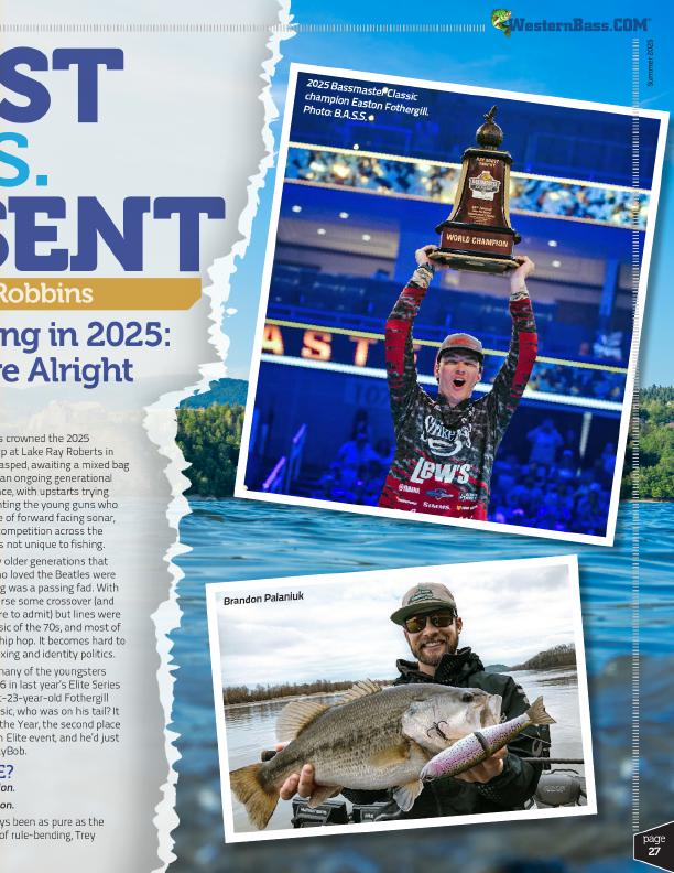 PAST VS. PRESENT Tournament Anglers by Pete Robbins, Page 2