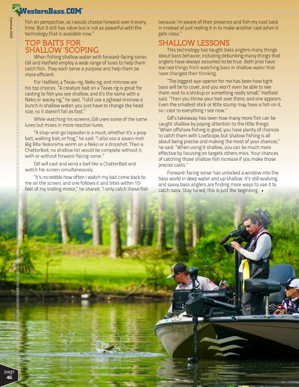 HOW FORWARD-FACING SONAR HAS CHANGED SHALLOW FISHING by Tyler Brinks, Page 3