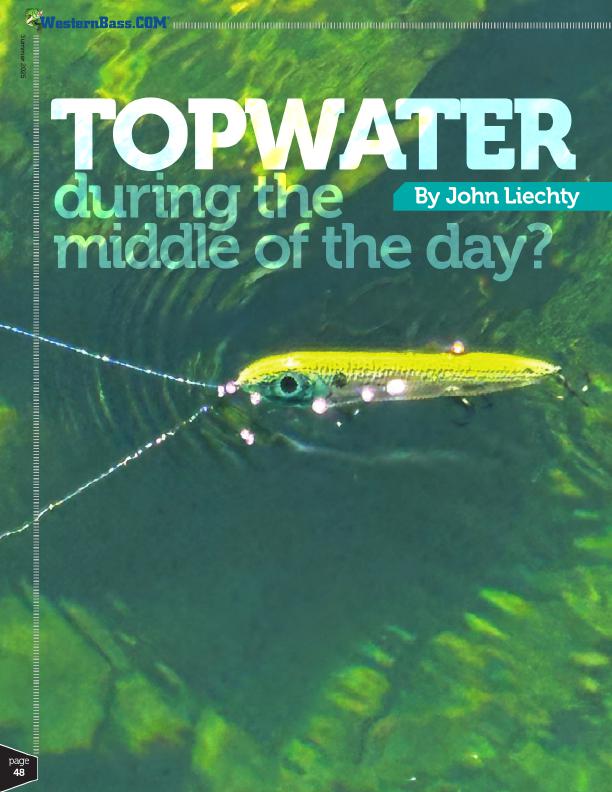 Midday Topwater Tips