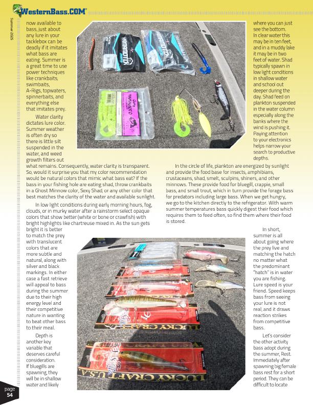 SUMMER COLORS, BAITS DEPTHS by Marc Marcantonio, Page 3