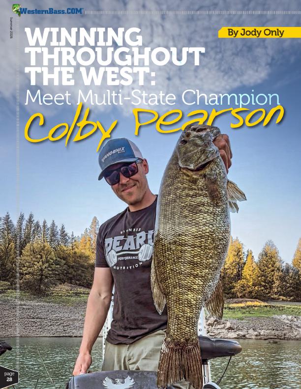 Colby Pearson Western Bass Fishing Profile