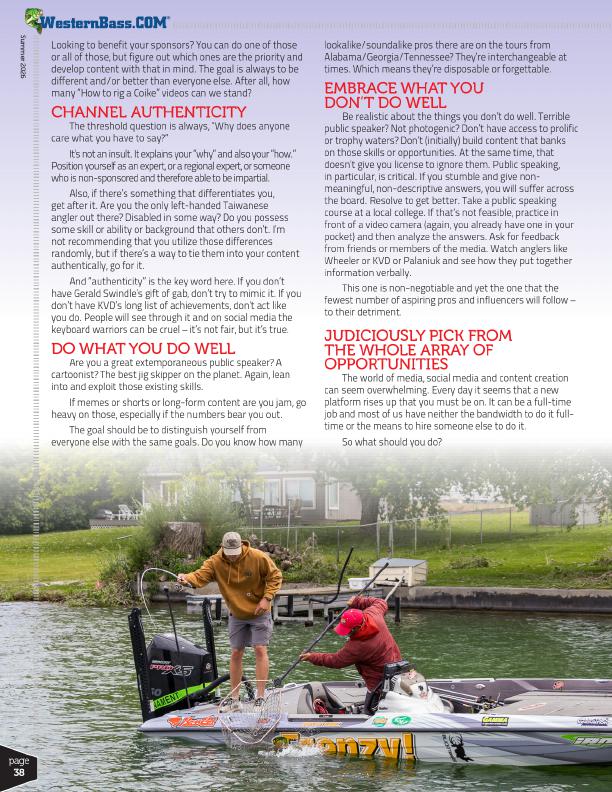 Fishing Sponsorship and Media Growth