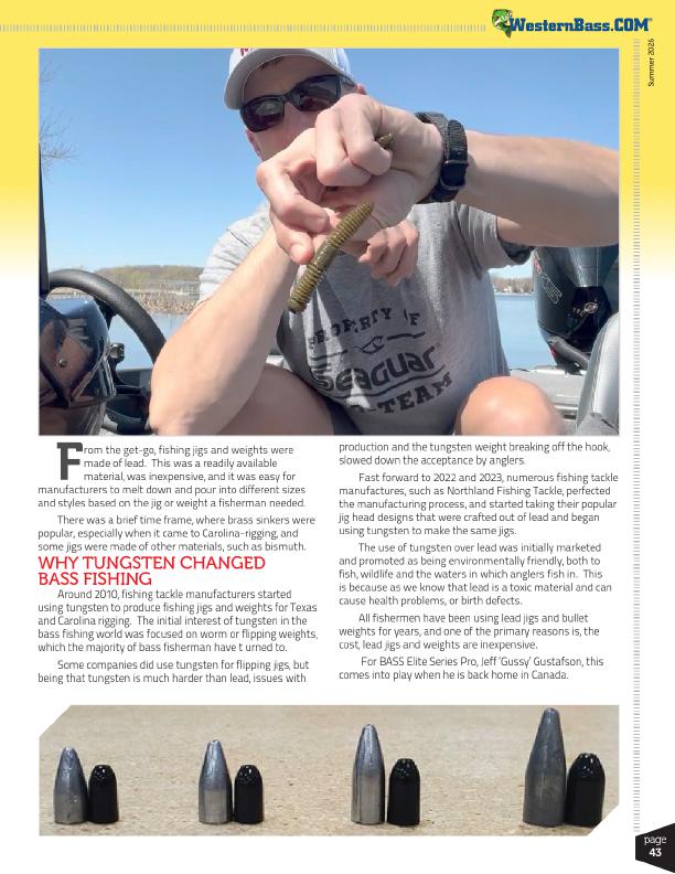 Benefits of Tungsten Fishing Weights
