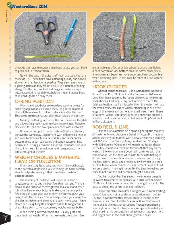 Best Neko Rig Gear and Tackle Setup