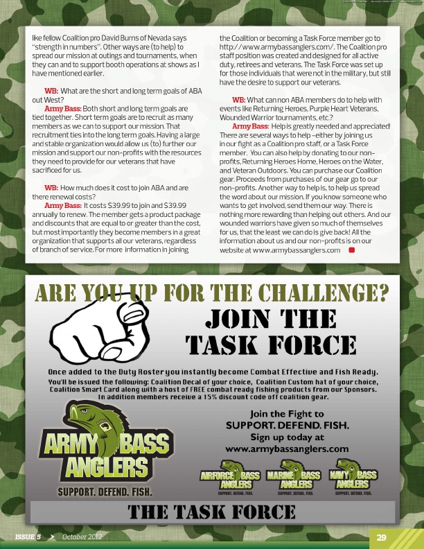 Westernbass Magazine - Bass Fishing Tips And Techniques - December 2012, Page 29
