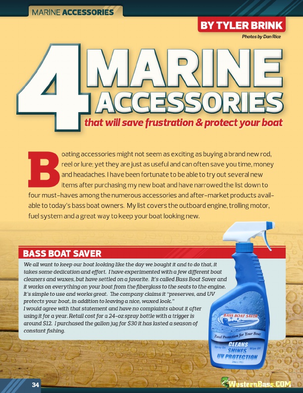 4 marine accessories that will save frustration & protect your boat
by Tyler Brinks
