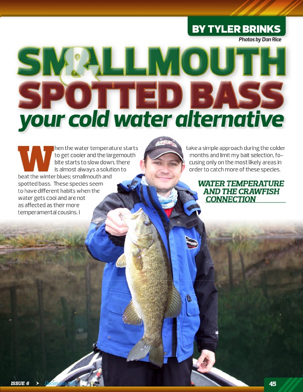 Westernbass Magazine - Bass Fishing Tips And Techniques - December 2012, Page 45