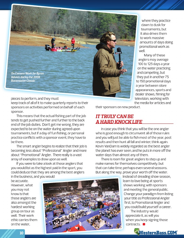 Westernbass Magazine - FREE Bass Fishing Tips And Techniques - Winter 2014, Page 10