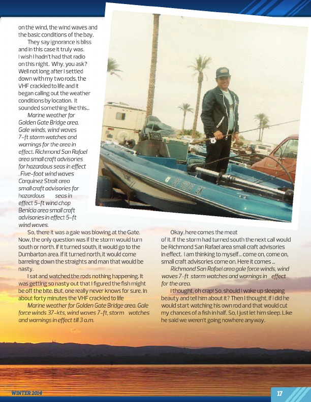Westernbass Magazine - FREE Bass Fishing Tips And Techniques - Winter 2014, Page 17