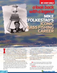 Mike Folkestad and his Old Tackle  Advanced Angler::Bass Fishing