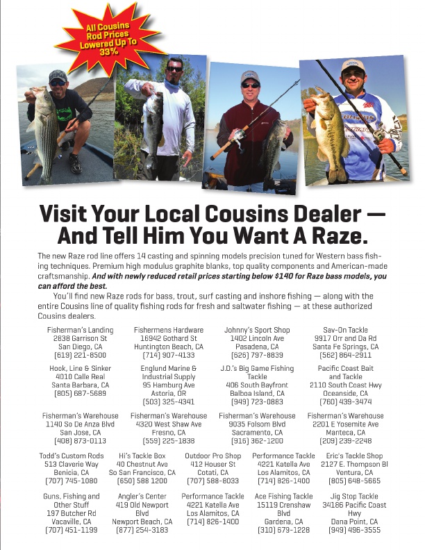 Westernbass Magazine - FREE Bass Fishing Tips And Techniques - Winter 2015, Page 33